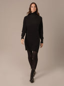 Supersoft Roll Neck Knee Length Dress