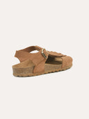 Fringe Suede Sandals