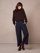 Relaxed Tweed Trousers