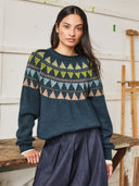British Geo Fair Isle Yoke Jumper