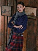 Textured Frill Collar Blouse