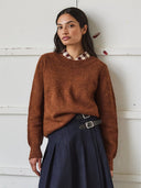 Gansey Stitch Crew Neck Jumper