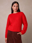 Alpaca Blend Slouch Jumper