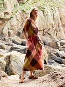Bias Cut Midi Dress