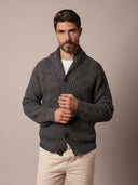 Men's Waffle Stitch Cardigan