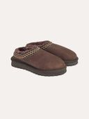 Braid Trim Sheepskin Clogs