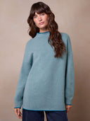 Felted Funnel Neck Jumper