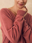 Supersoft Slouch V Neck Jumper