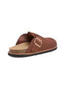 Suede Welt Detail Clogs