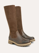 Waterproof Sheepskin Lined Tall Boots