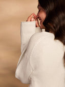 Organic Cotton Blend Drop Shoulder Slouch Cardigan
