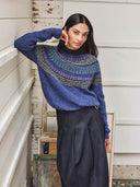 Float Stitch Yoke Donegal Jumper