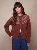 Traditional Fair Isle Yoke Cardigan