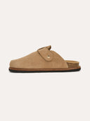 Suede Welt Detail Clogs