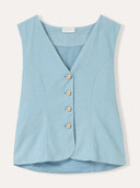 Linen Blend Waistcoat