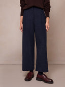 Relaxed Tweed Trousers