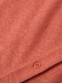 Linen Blend Button Through Top