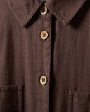 Belted Midi Shirt Dress