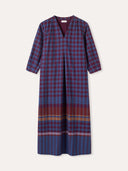 Engineered Check Dress