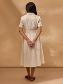 Belted Midi Shirt Dress