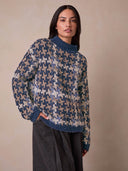 Boucle Houndstooth Jumper