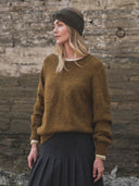 Gansey-Pullover mit Rundhalsausschnitt