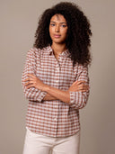 Peter Pan Collar Textured Blouse