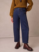 Barrel Leg Denim Jeans