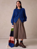 British Wool Ribbed Cardigan