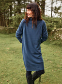 Supersoft Roll Neck Knee Length Dress