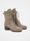 Block Heel Derby Boots
