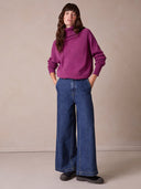 Supersoft Slouch Roll Neck Jumper