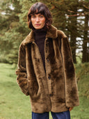 Sheepskin Shacket
