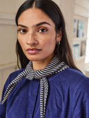 Microstripe Triangle Scarf