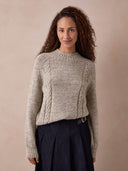 British Cable Detail Gansey Jumper