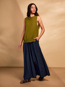 Organic Hemp Supima Cotton Blend Vest Top