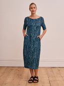 Organic Cotton Blend Button Back Dress