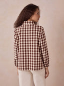 Gingham Button Through Shirt
