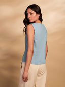 Linen Blend Waistcoat