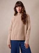 Contrast Fisherman Rib Jumper