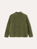 Boucle Funnel Neck Jumper