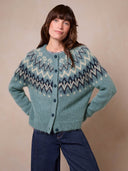 Mohair Icelandic Yoke Cardigan