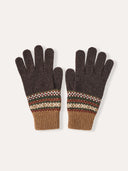 Men's Lambswool Fair Isle Gloves