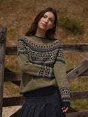 Donegal Fair Isle Passe Jumper