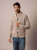 Men's Waffle Stitch Cardigan