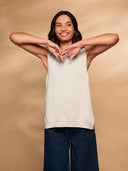 Organic Hemp Supima Cotton Blend Vest Top