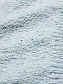 Flecked Cotton Silk Blend Boat Neck Jumper