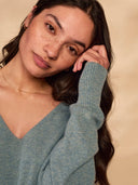 Supersoft Slouch V Neck Jumper