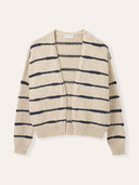 Linen Blend Drop Stitch Cardigan
