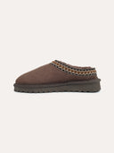 Braid Trim Sheepskin Clogs